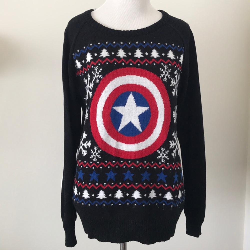Marvel - Captain America ugly sweater size large
